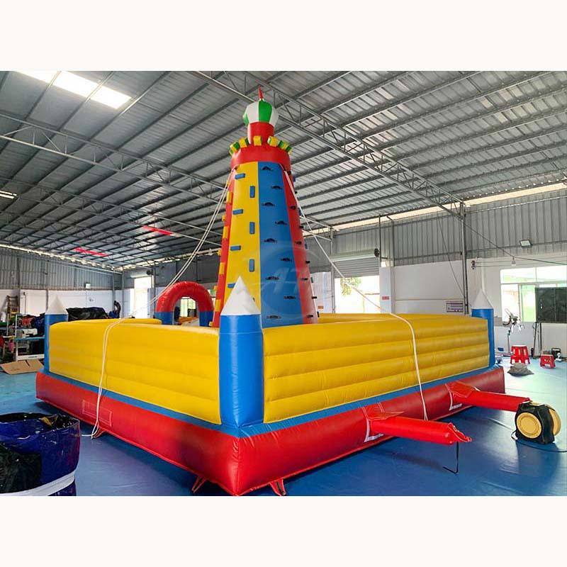 Durable PVC Inflatable Climbing Mountain Tower Rock Climbing Wall