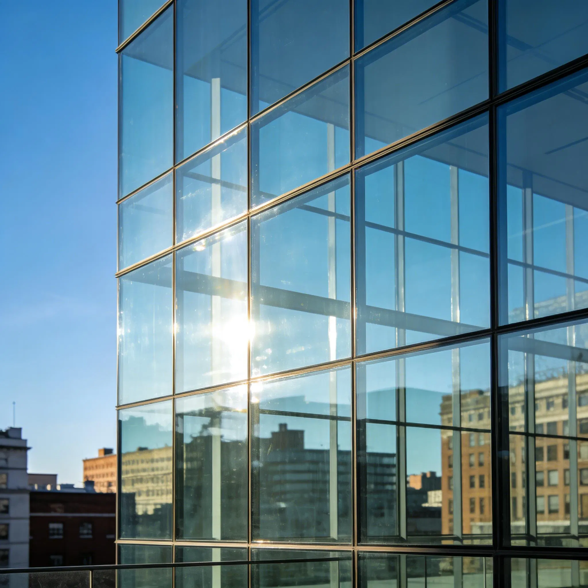 Robust Glass Curtain Wall System with Exposed Frame Aluminum Alloy