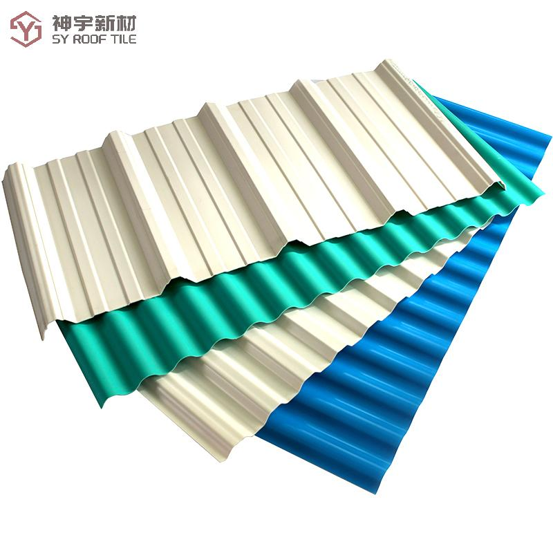 Quick Installation Building Material Factory Severe Weather Resistant PVC Roof Tile