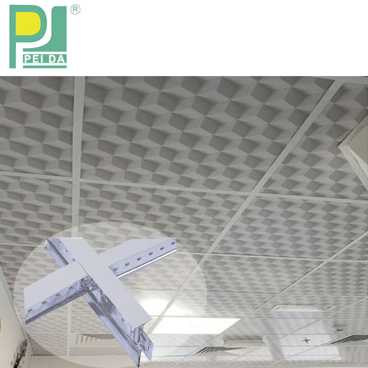 Cleanroom T Grid Interior Suspended Ceiling System