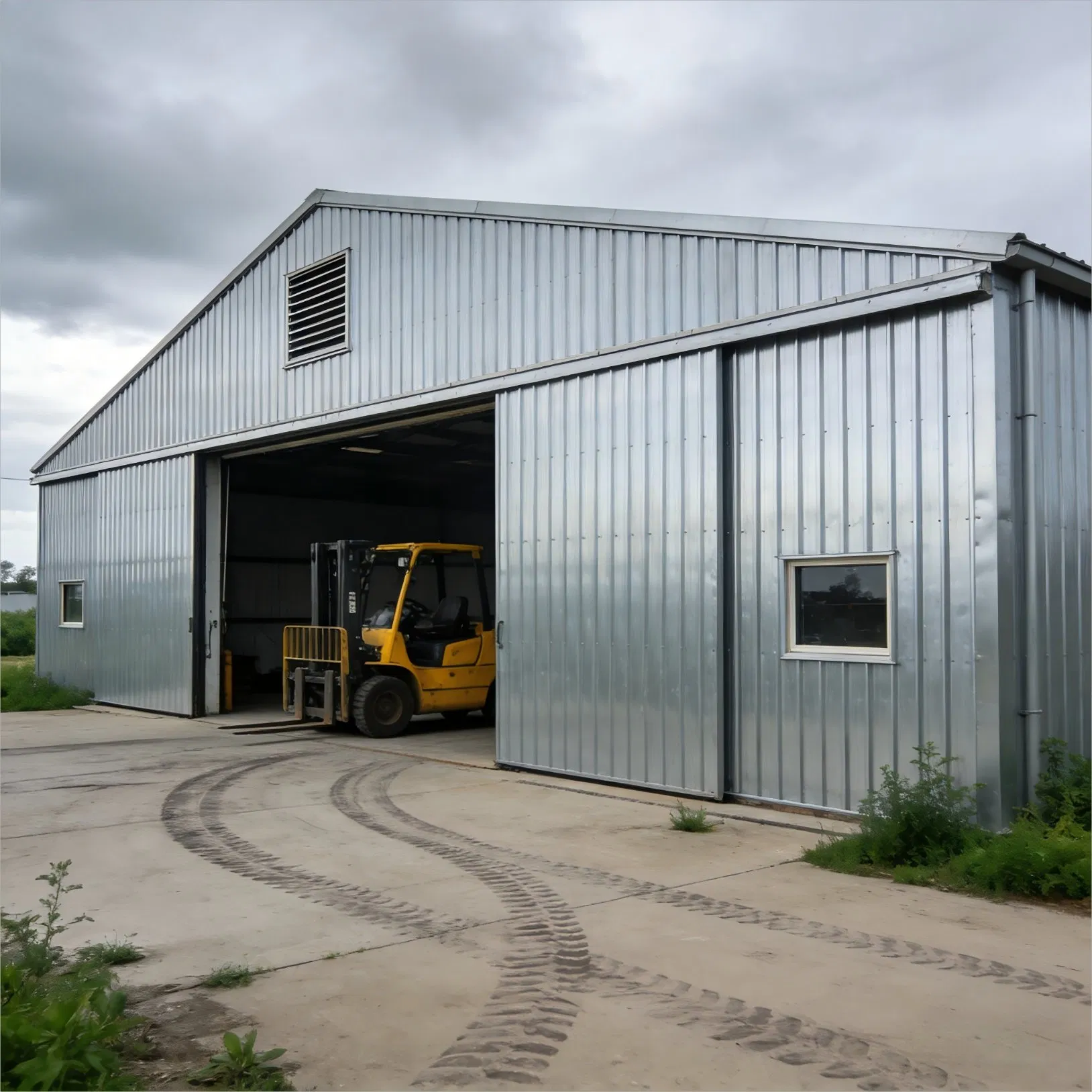 Fire-Resistant Heavy Steel Structure System for Prefabricated Factory &amp; Aircraft Hangar