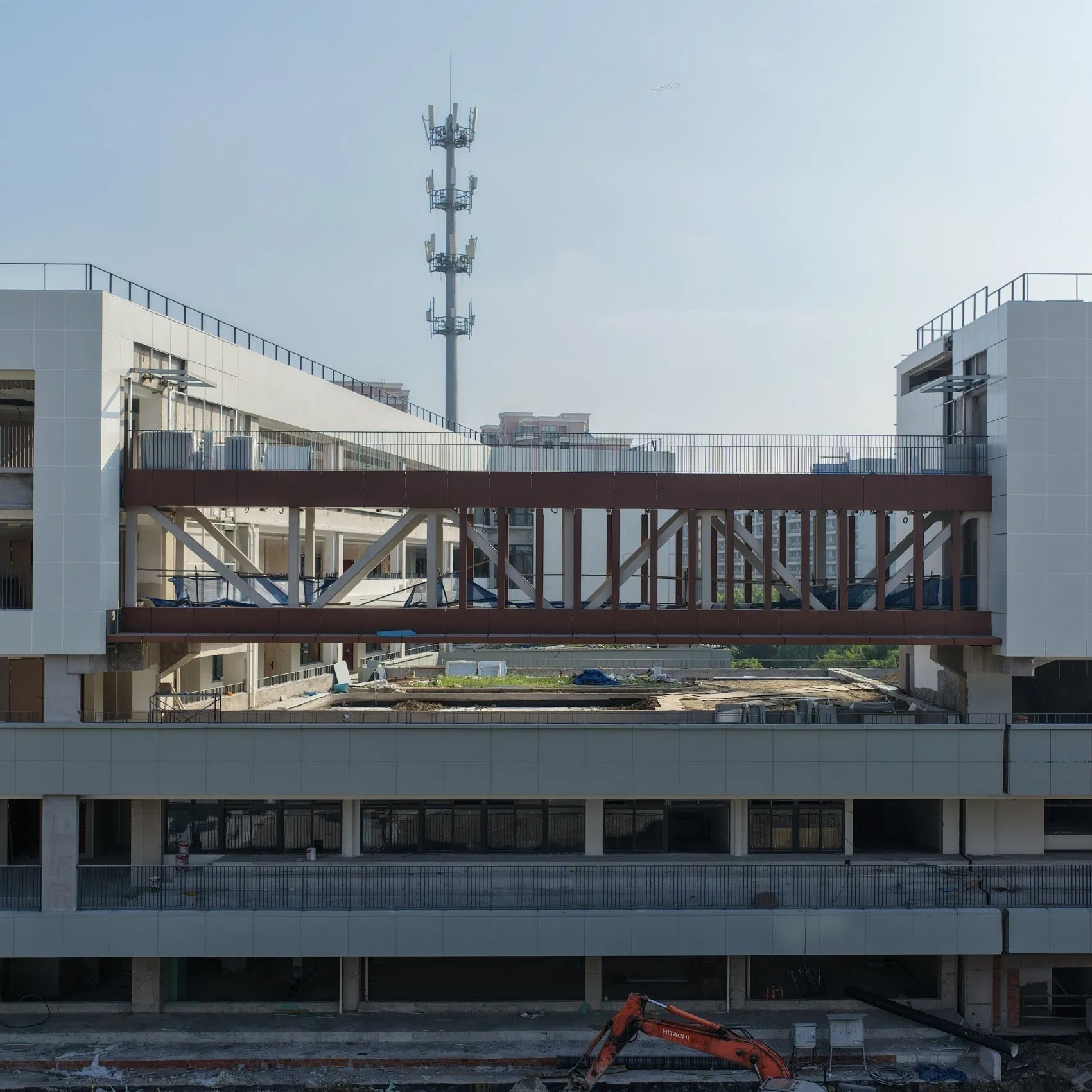 Sustainable China New Modern Wholesale Construction Building Material of Steel Structure Corridor Joining Airport Terminals