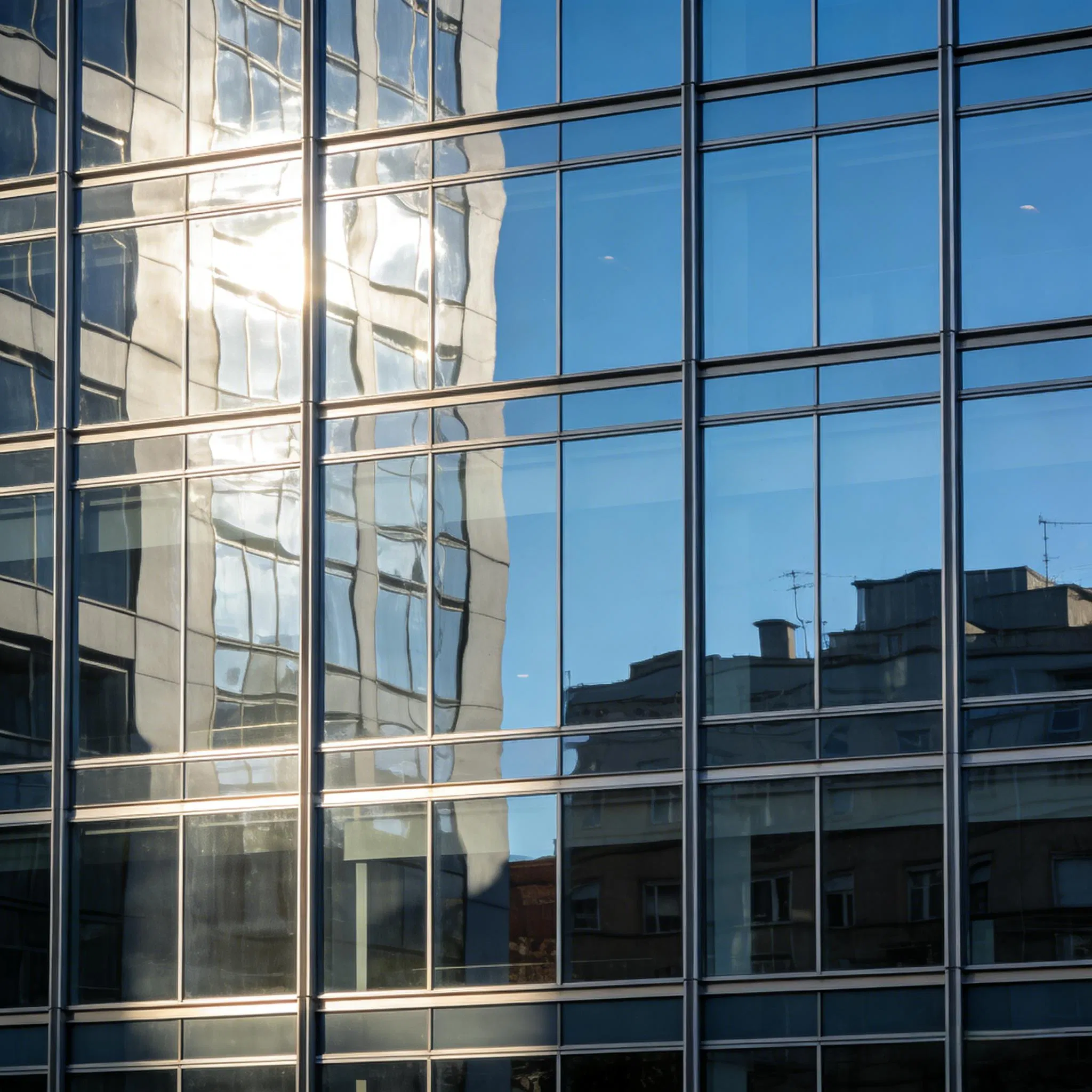 Versatile Glass Curtain Wall System with Hidden Frame for Any Building