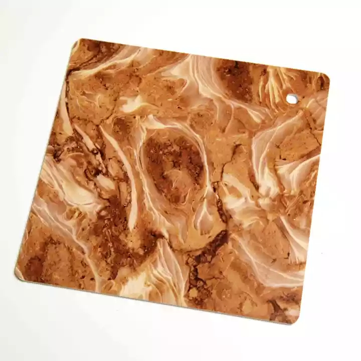 China Decoration Panels High Quality PVC UV Marble Sheet/PVC Marble Building Material