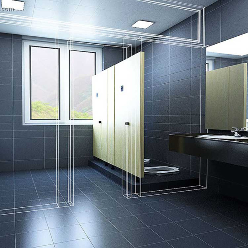 HPL Products for Public Toilet Partitions HPL Bathroom System