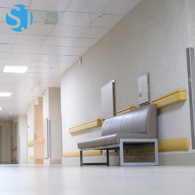 Easy Clean Antibacterial PVC Hospital Wall Guard and Safety Rail