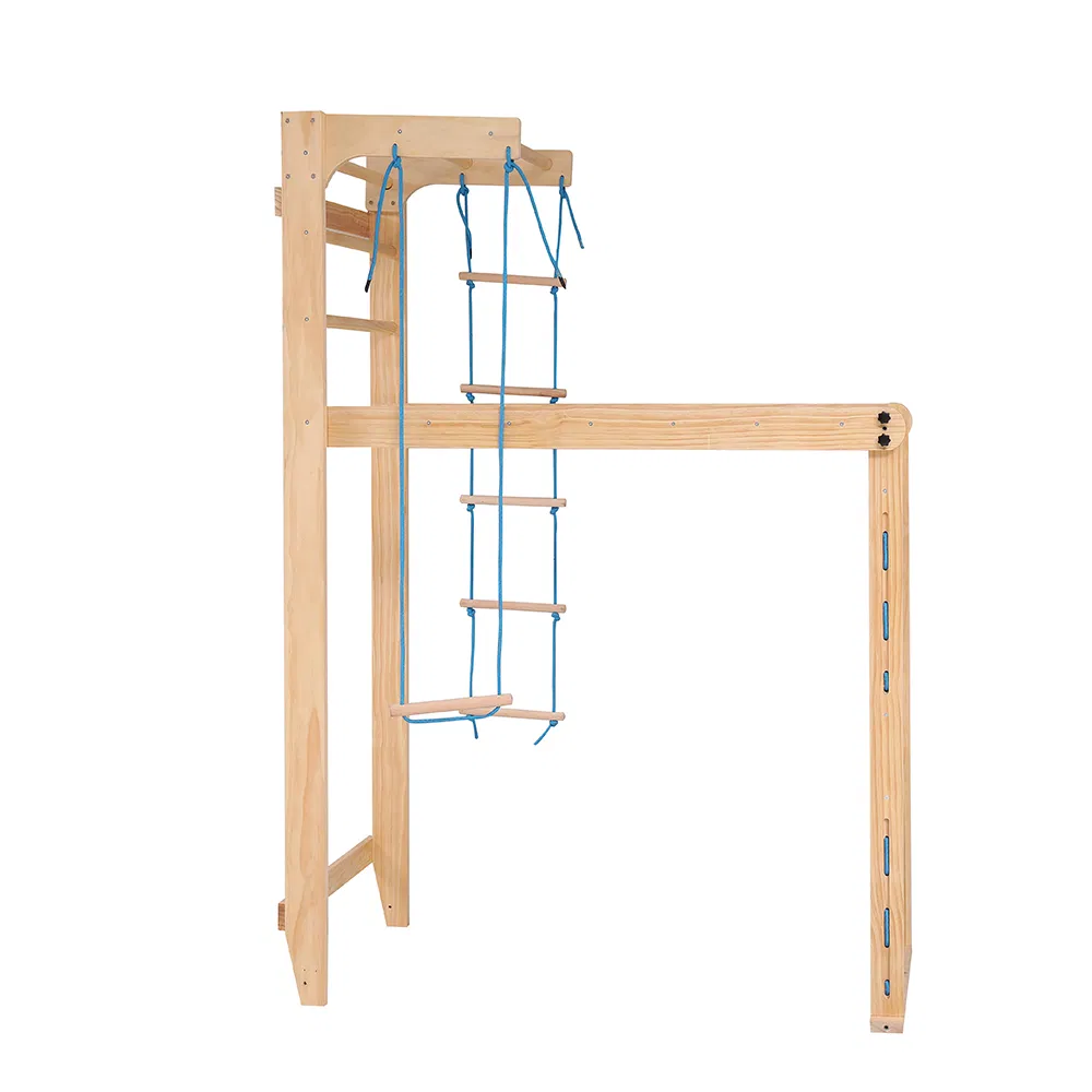 Wall Bars Wood Stall Bar Gym Gymnastic Swedish Ladder Home Children Climbing Frame Wall Climbing Toy for Kids