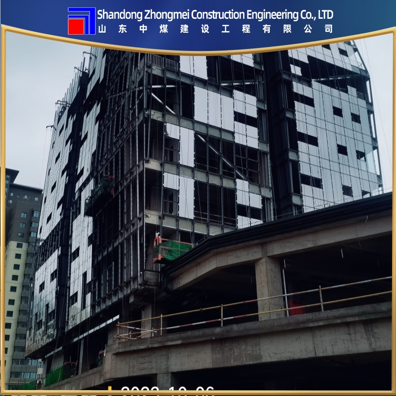 Premium Fireproof Aluminum Composite Panel Curtain Wall System