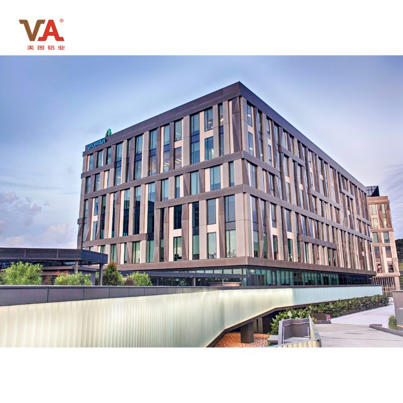 Factory Price Aluminum Alloy Glass Wall Partition Energy Saving Soundproof Reflective Low-E Insulated Glass Curtain Wall System