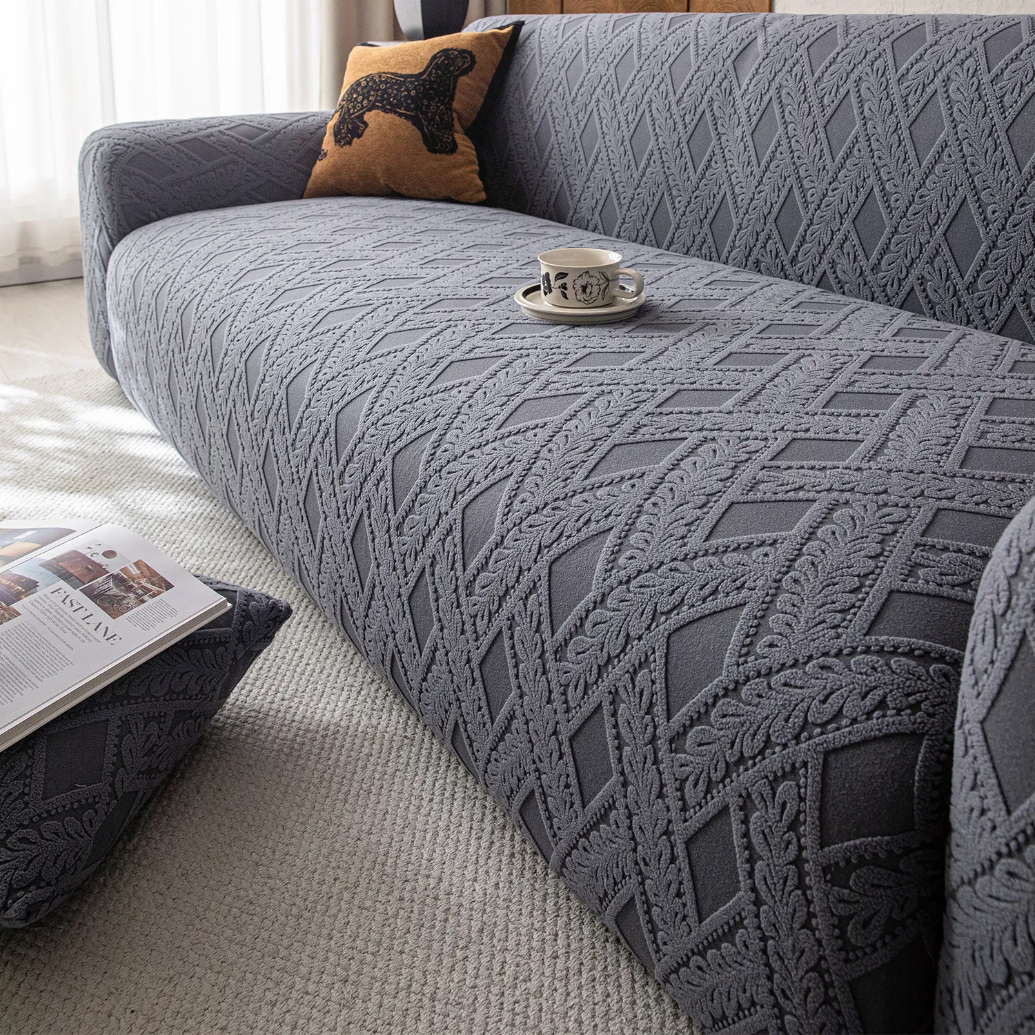 High Elasticity Stylish Cover for Dustproof Sofa Protection Needs