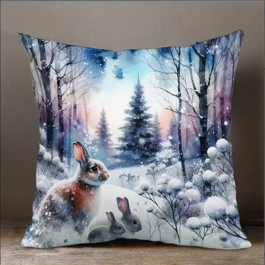 Reasonable Price New Style Christmas Tree Floor Cushions Jacquard Cushion Pillow