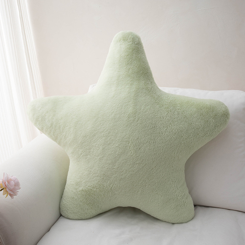 Langyu Cute Ins Little Star Throw Pillow Five-Pointed Star Plush Toy Cushion Sofa Throw Pillow Floor Cushion