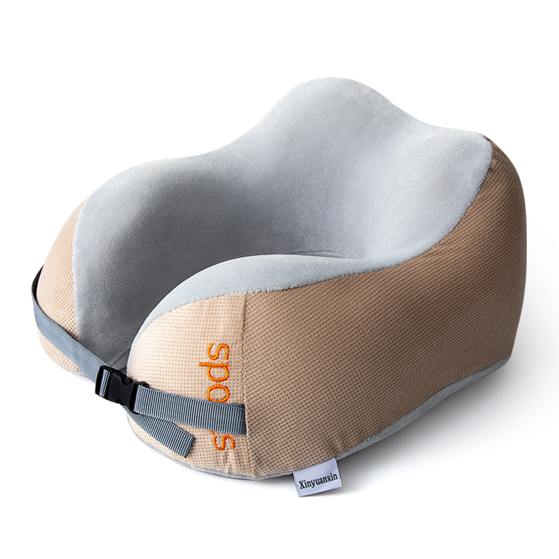 High Quality Soft Travel Neck Pillow Memory Foam Airplane Pillow