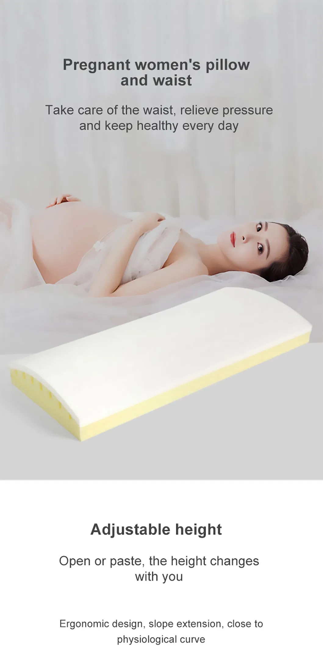 Sleeping Orthopedic Bed Wedge Pillow Detail 1