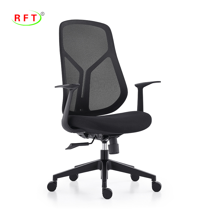 New Deisgn 2024 Foshan Furniture Factory Durable Quality Staff Swivel Arm Chair