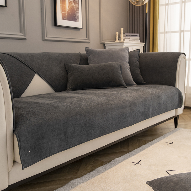 Four Season Universal Cushion Chenier Mat Anti Slip and Wear-Resistant Sofa Cover