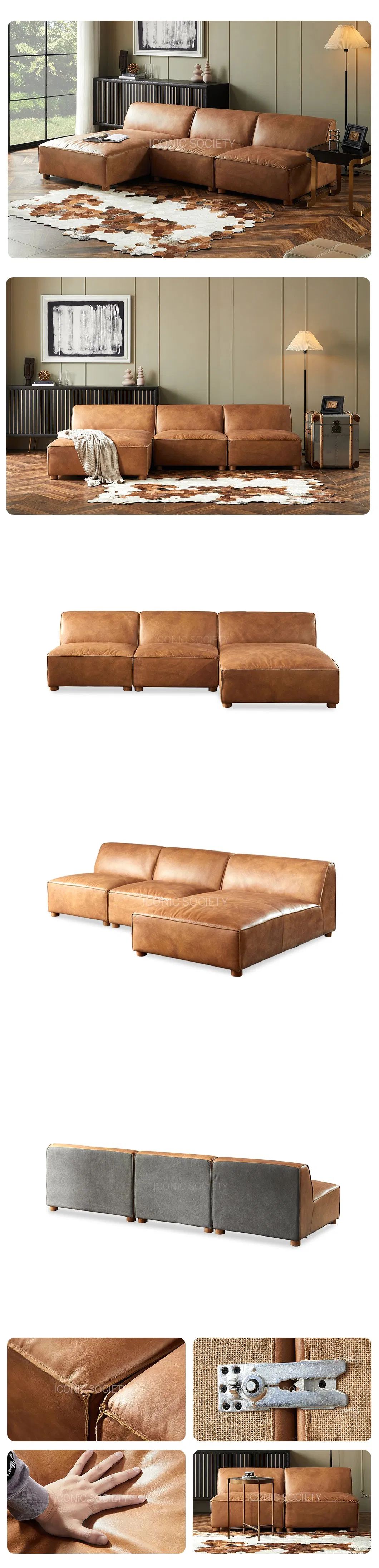 Sectional Leather Sofa