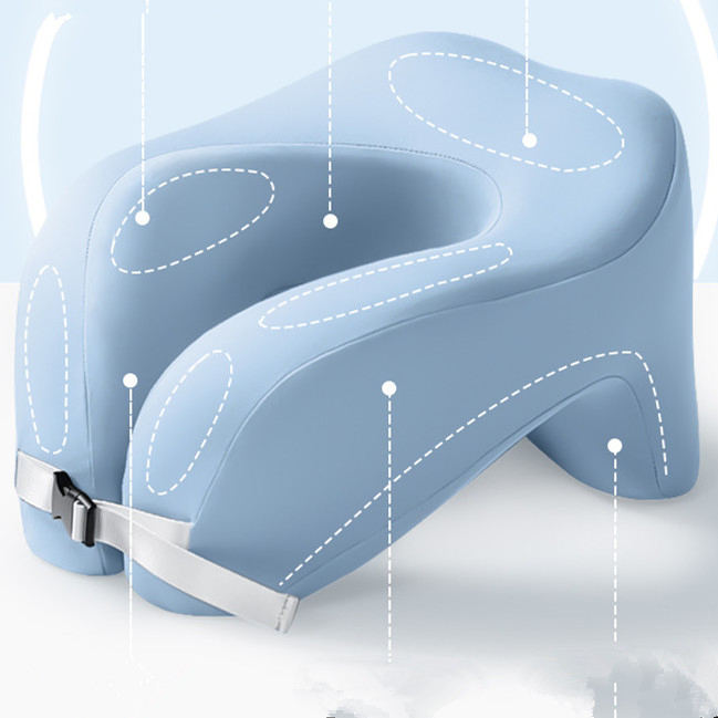 Portable Memory Foam Neck Pillow U-Shape Aeroplane Travel Home Decor Sofa Cushion