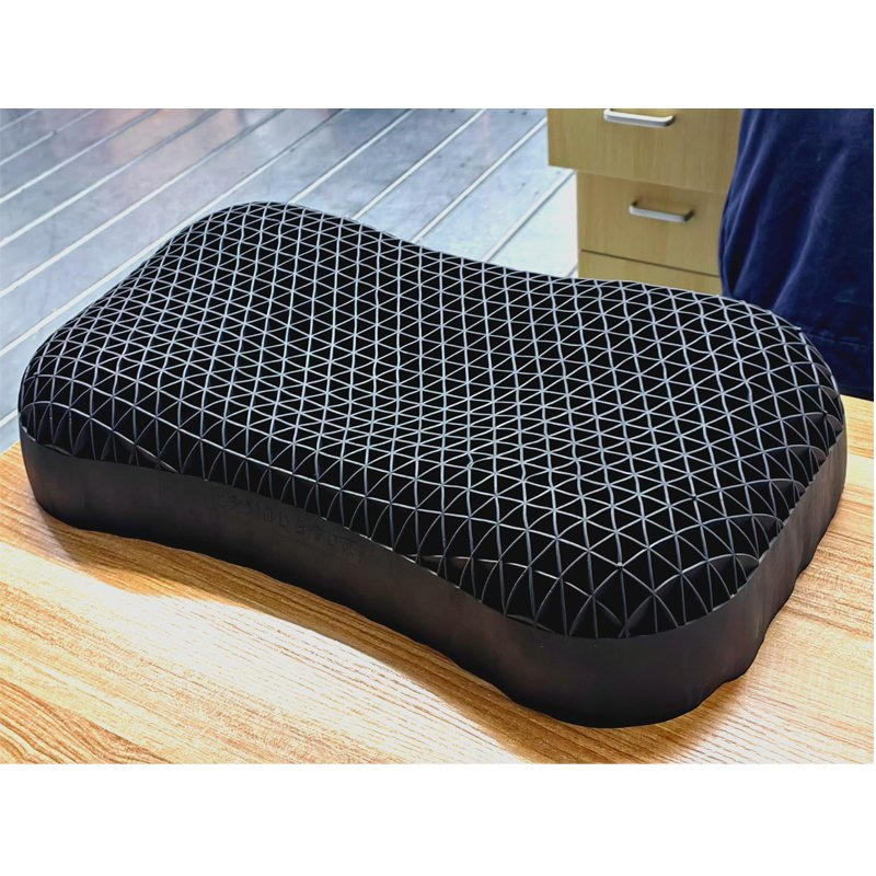 China Manufacturer Wholesale King Size Bed Wedge Pillow Foam Ergonomic Design Rectangular Pillow TPE Gel Grid Latex Adult Pillow