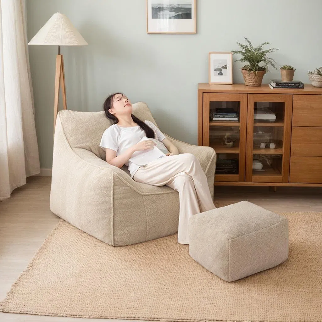 Lazy Sofa Single-Person Tatami Style Casual Chair for Home Decor