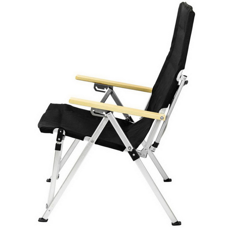 Outdoor Camping Furniture Adjustable Aluminum Portable Folding Camping Chair Recliner Beach Chair