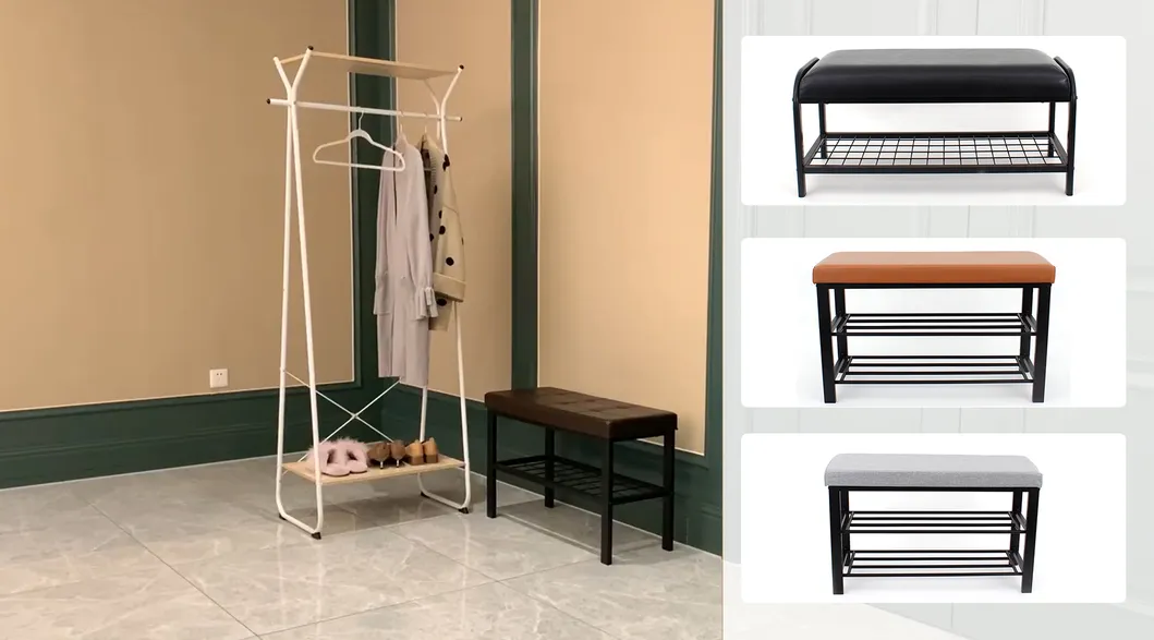 Folding Storage Ottoman Main View