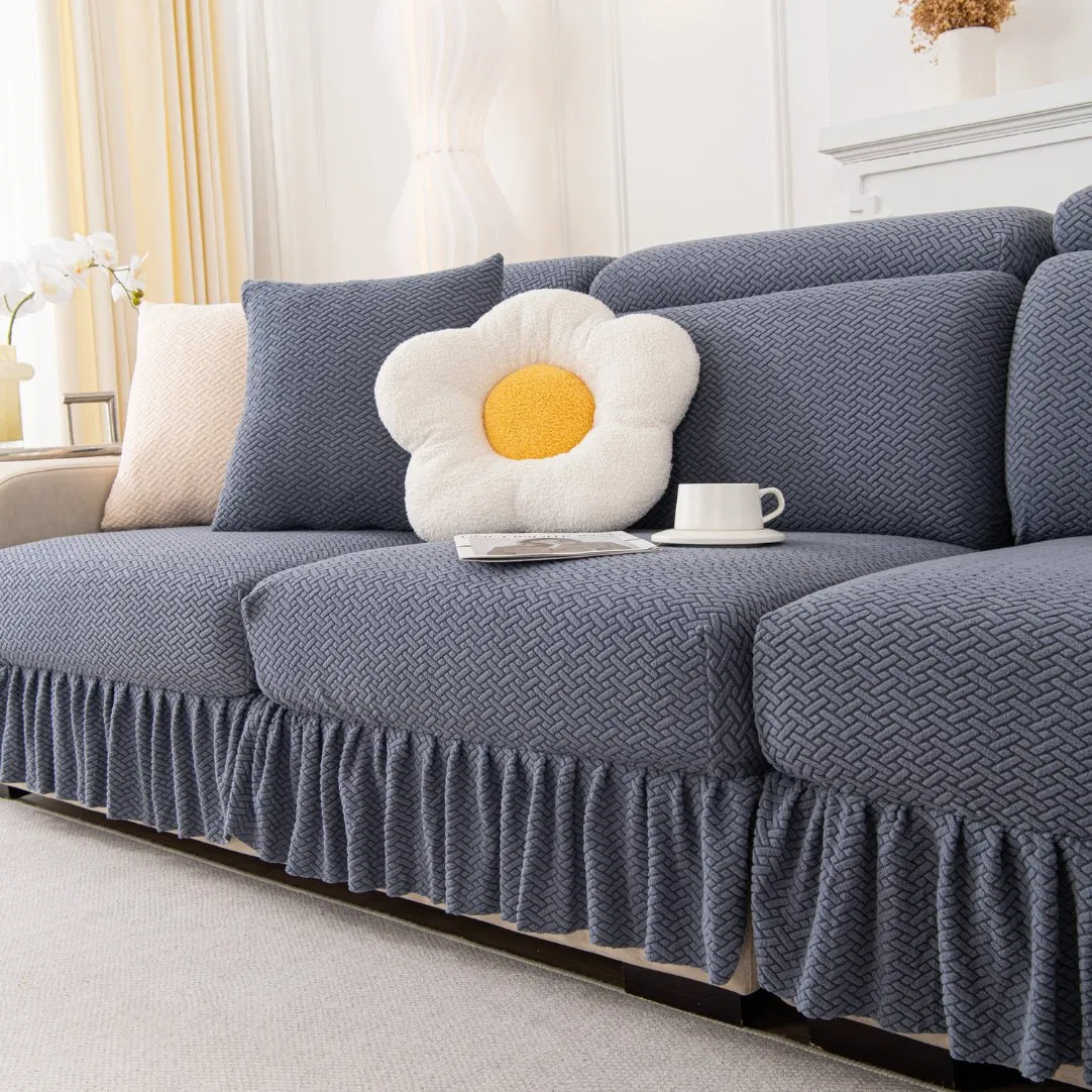 Skirt Edge All Season Universal High Elasticity Anti Slip and Dustproof Sofa Cover