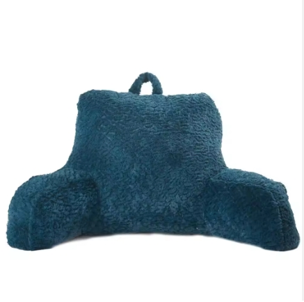 Soft and Slow-Recoverable Sofa Chair Cushion 100% Polyester Back Support Reading Lumbar Pillow with Armrest