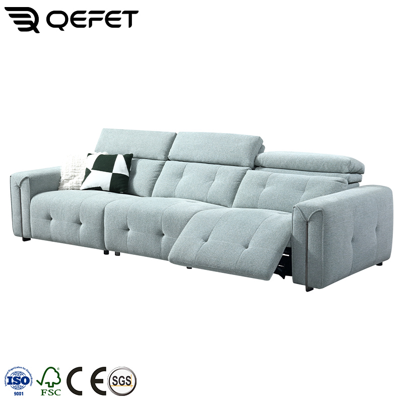 Luxury Furniture Italian High-End Style Couch Fabric Sectional Sofa for Living Room