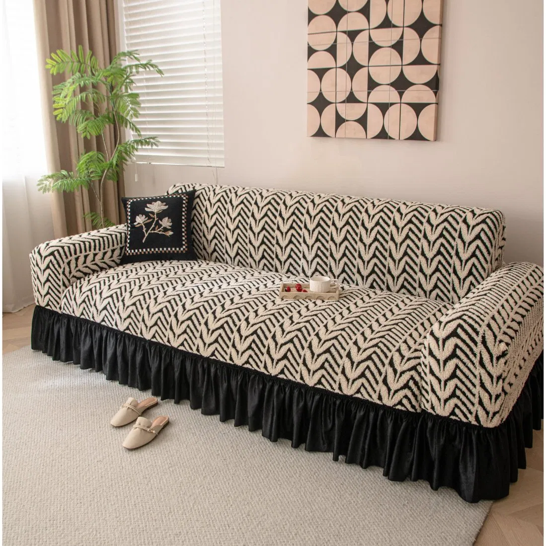 Autumn and Winter Dustproof All Inclusive Elastic Stretch Skit Edge Sofa Cover