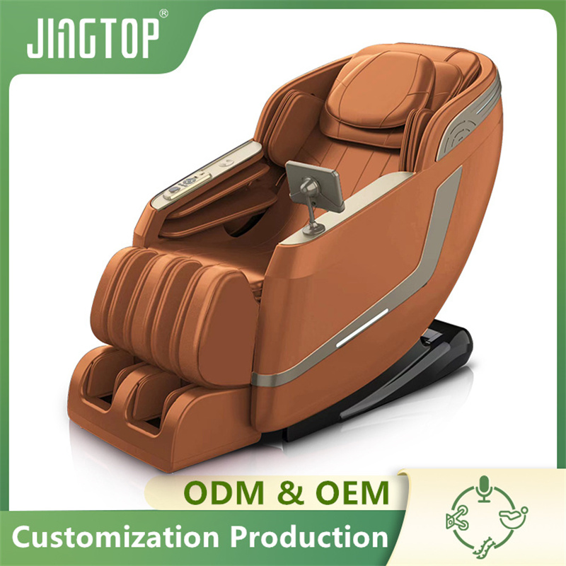 Jingtop Factory Wholesales Price Home Office Massage 4D Ai Smart Recliner Superior Zero Gravity Armrest Controller Massaging Equipment Massage Chair for Health
