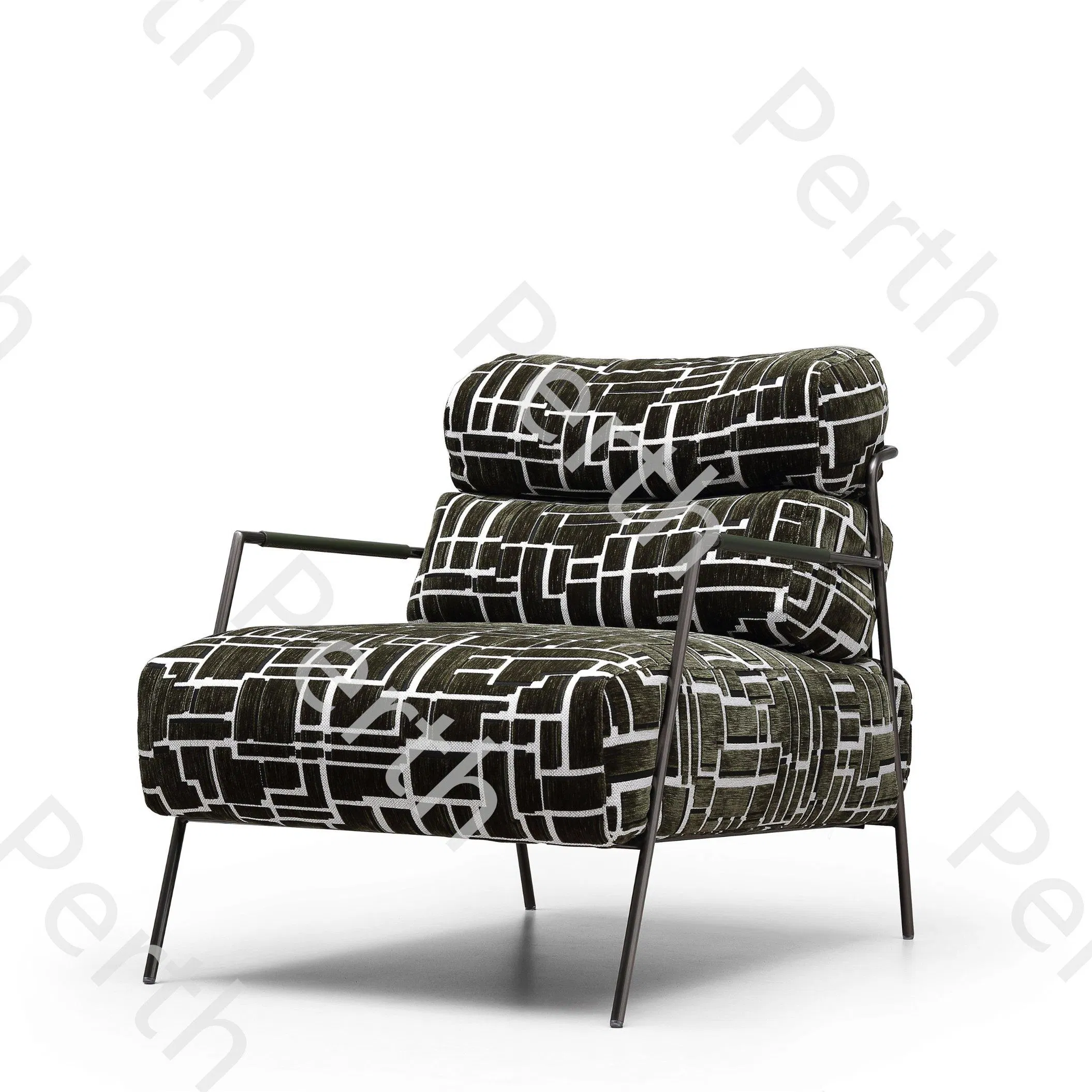 Elegant Contemporary Designer Chic PU Armchair for Cozy Evenings Hotel Dining Room Living Room Restaurant Home Furniture