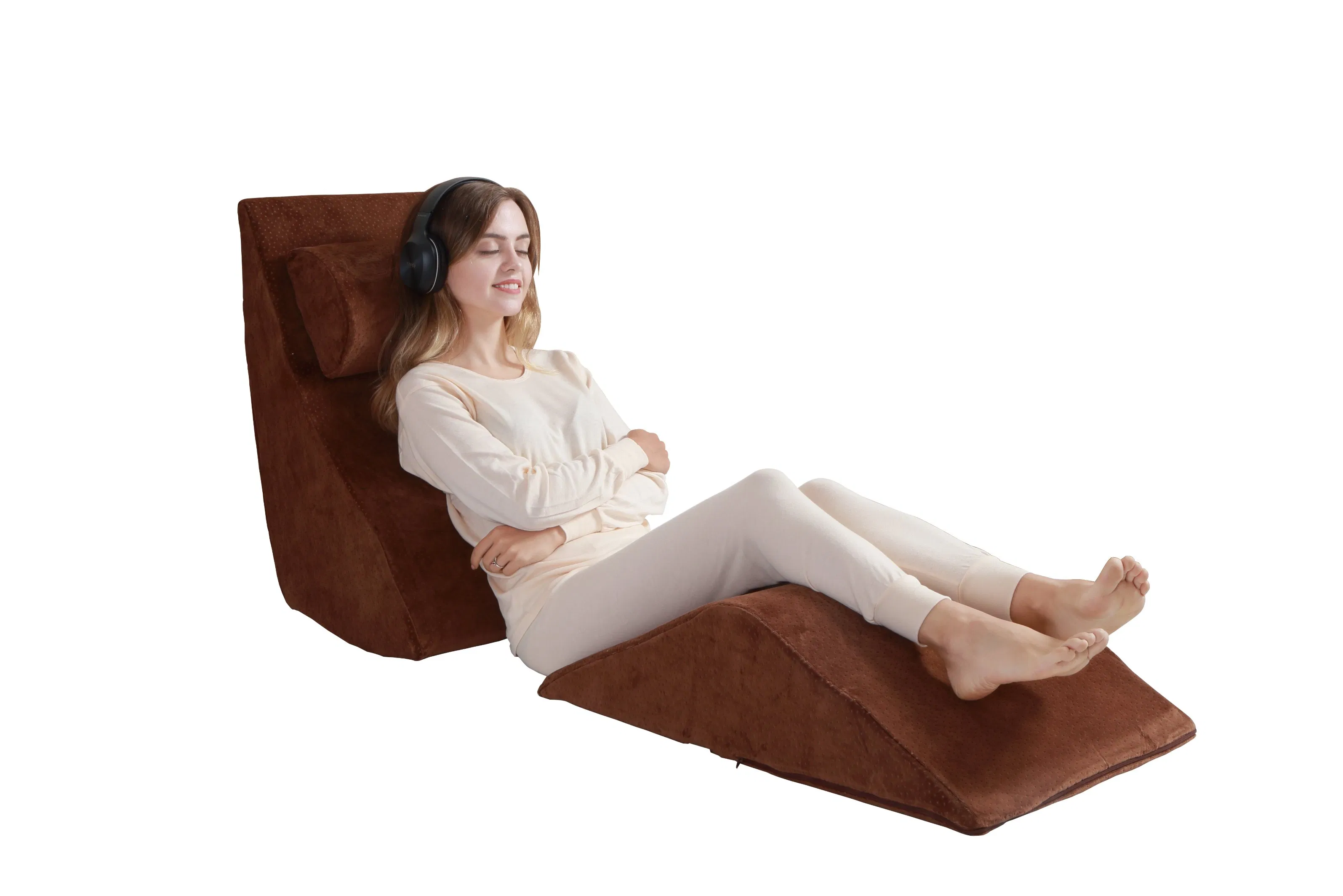 Factory Directly Ship Back Wedge Foldable Memory Foam Pillow