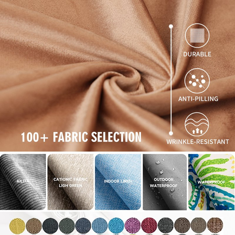 Stylish Square Floor Pillow Pouf with Elegant Scalloped Edges