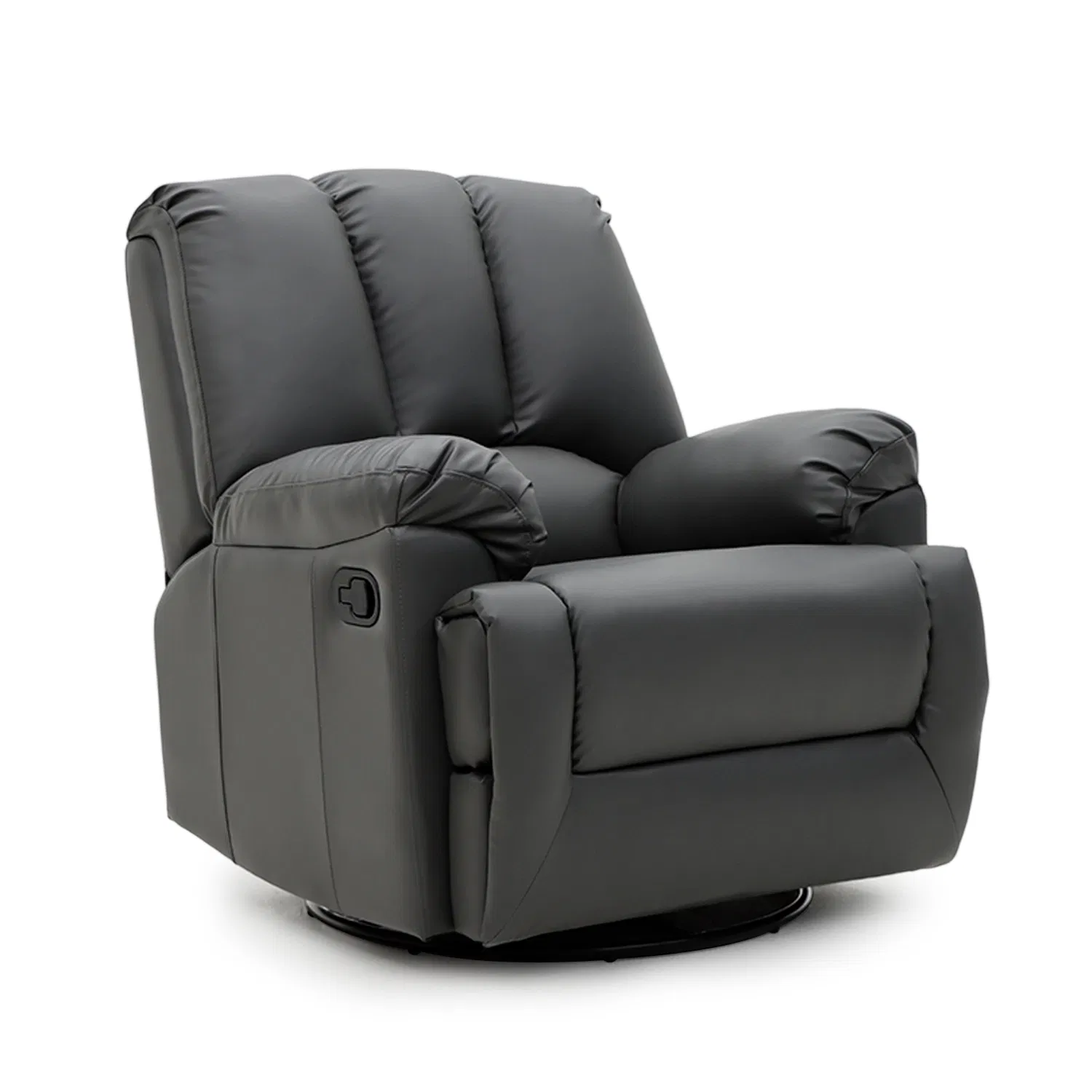 Geeksofa Furniture 9151 Modern Leather Manual Beauty Salon Recliner Chair with Rocking and Swivel for Living Room