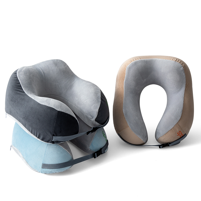 High Quality Soft Travel Neck Pillow Memory Foam Airplane Pillow