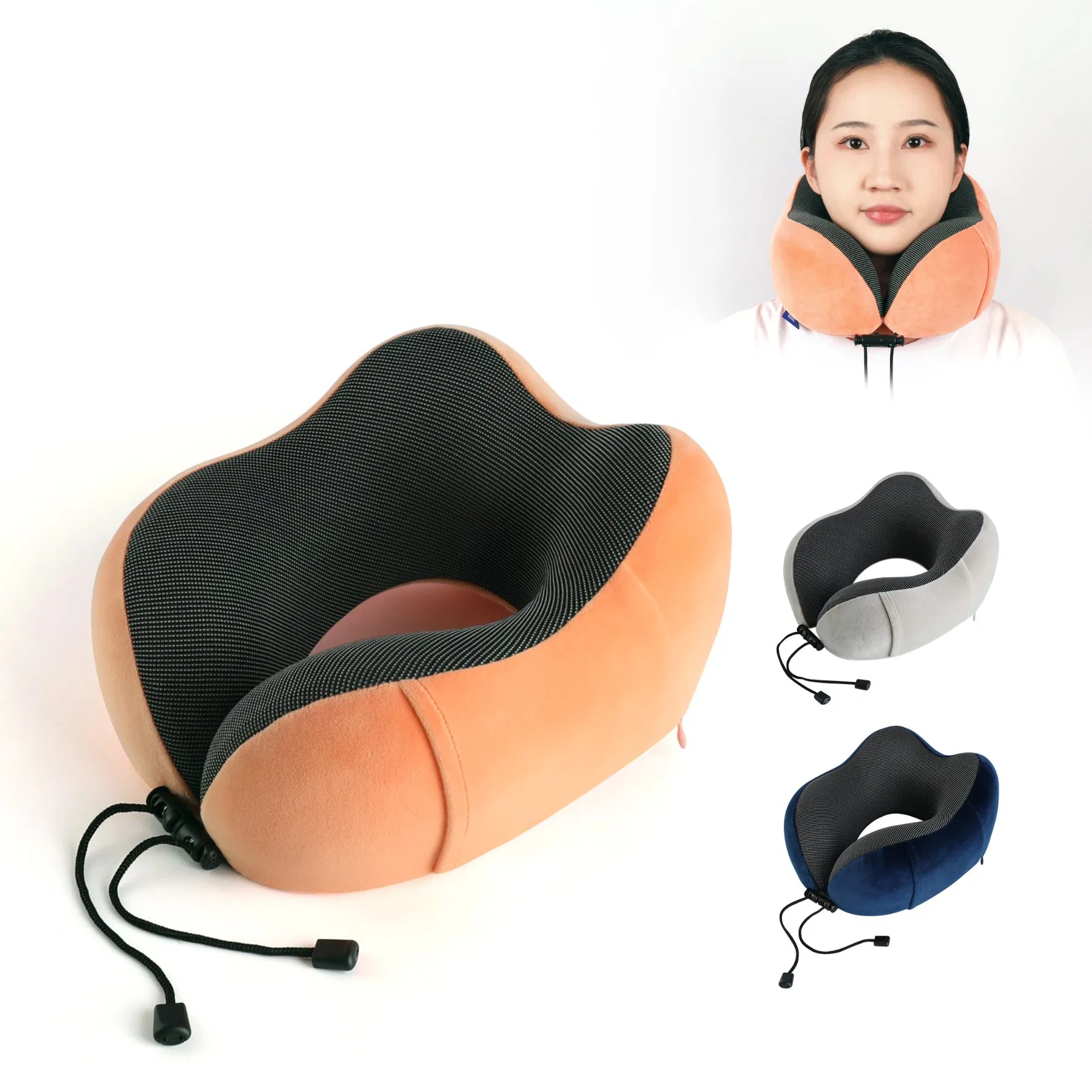 Wholesale Neck Travel Pillow Memory Foam Neck Pillow for Comfort on Airplane Compact and Ergonomic Design for Travel, Car Rides, and Home Use