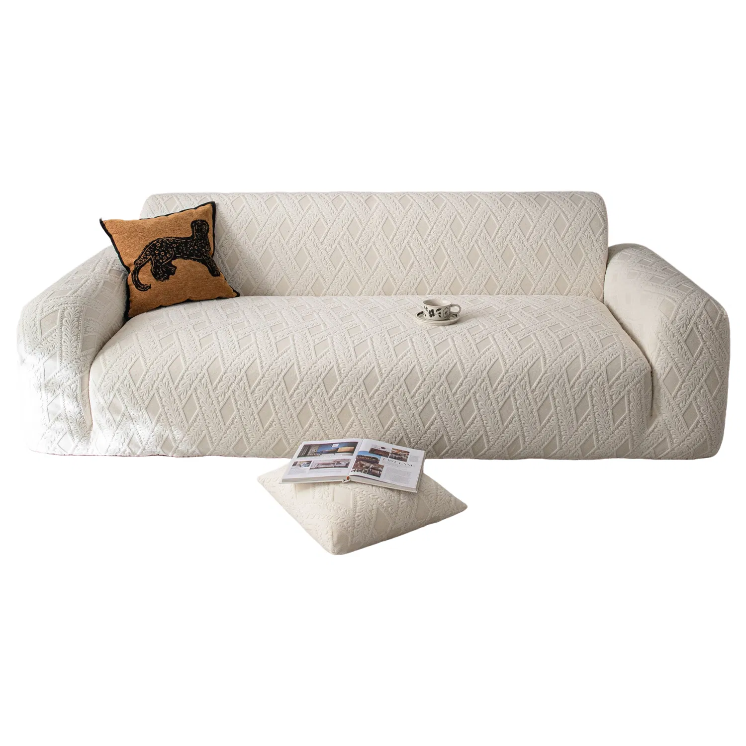 High Elasticity Stylish Cover for Dustproof Sofa Protection Needs