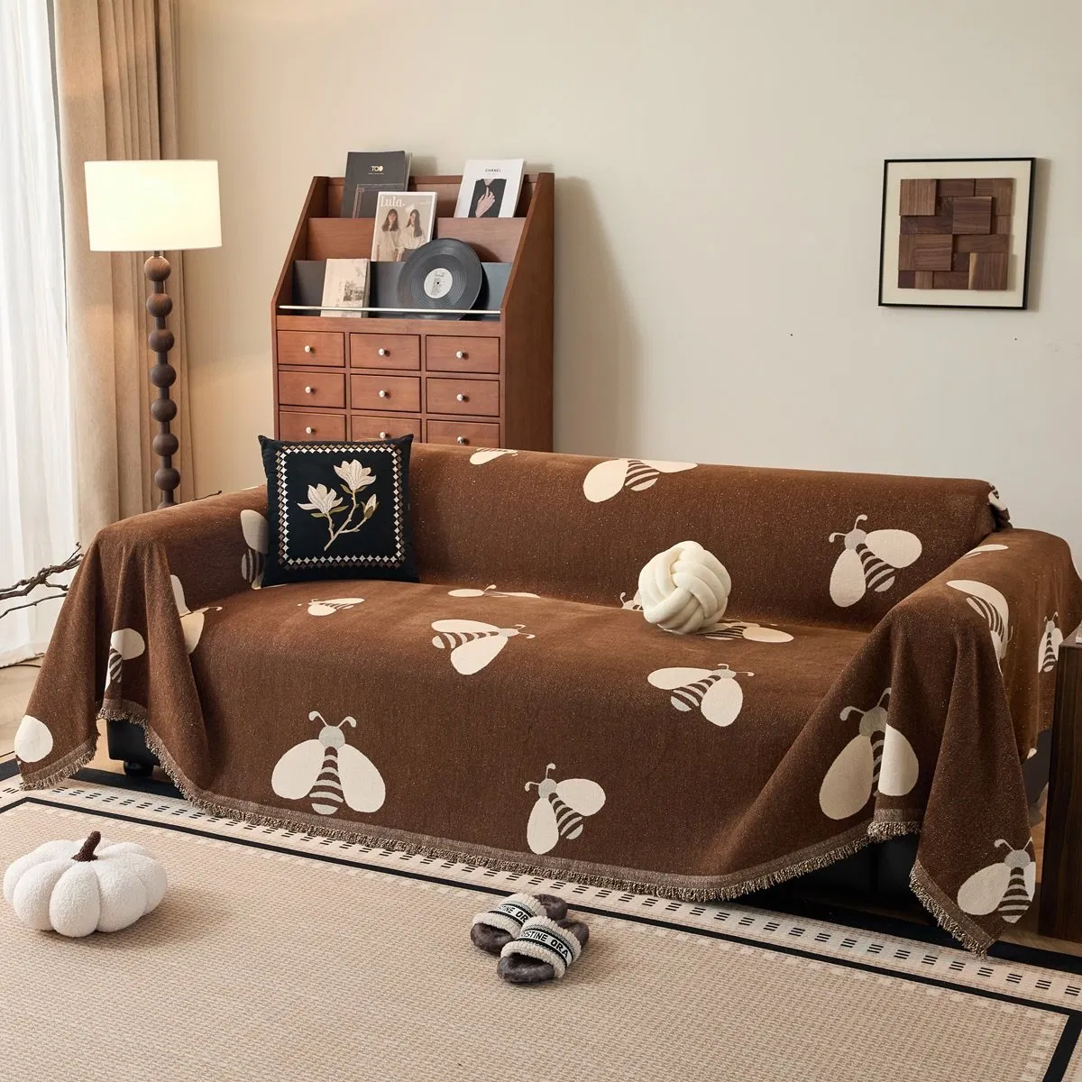 Chenille Sofa Cover – Soft, Stretchable &amp; Washable Couch Cover