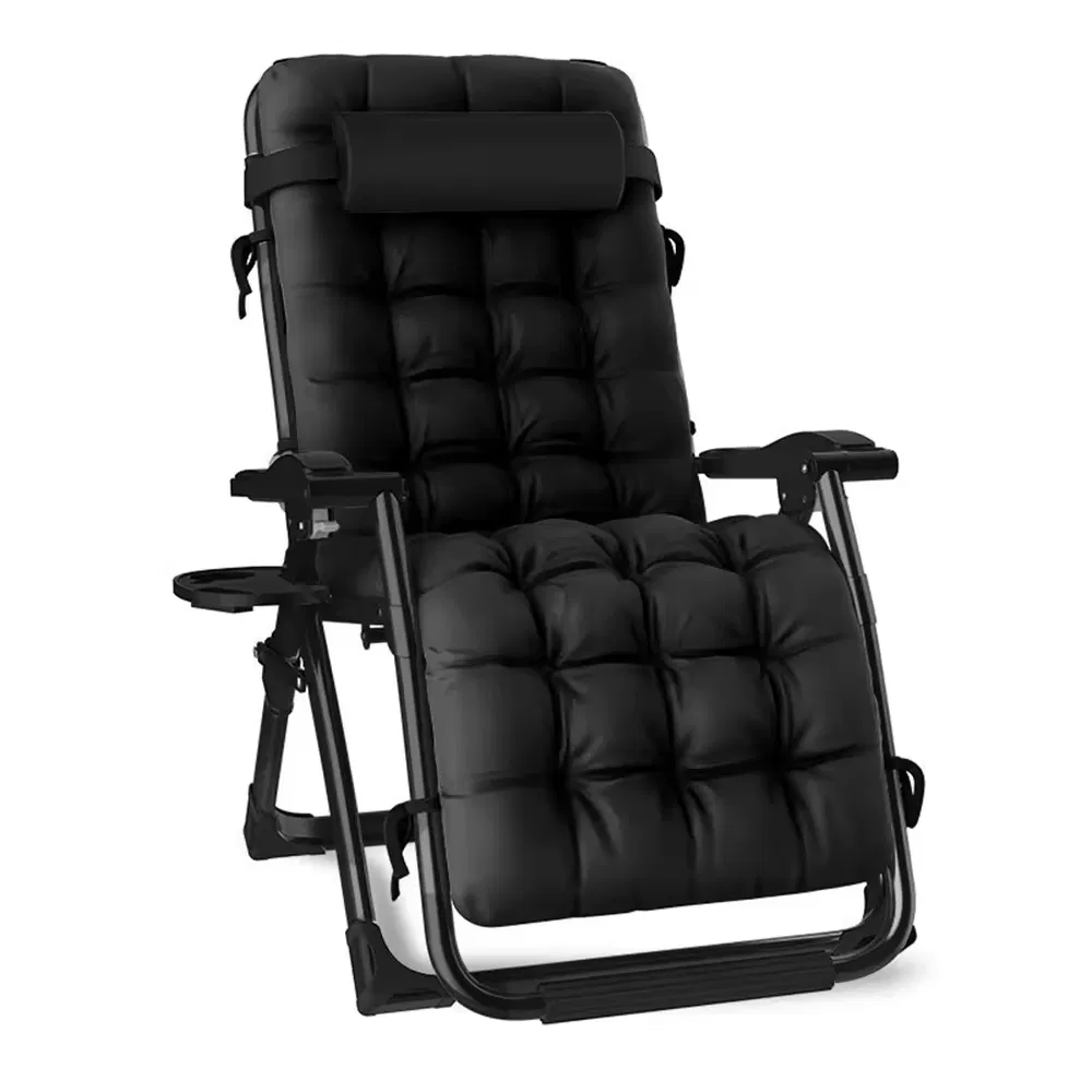 Outdoor Camping Fishing Folding Lounge Chair Recliner Zero Gravity Chair Patio Portable Padded Sleeping Bean Bag Chair