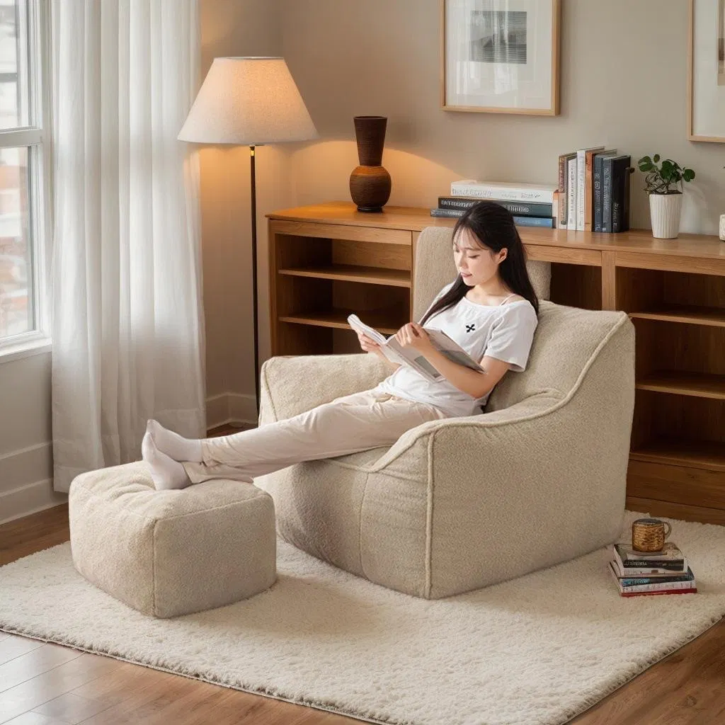 Lazy Sofa Single-Person Tatami Style Casual Chair for Home Decor