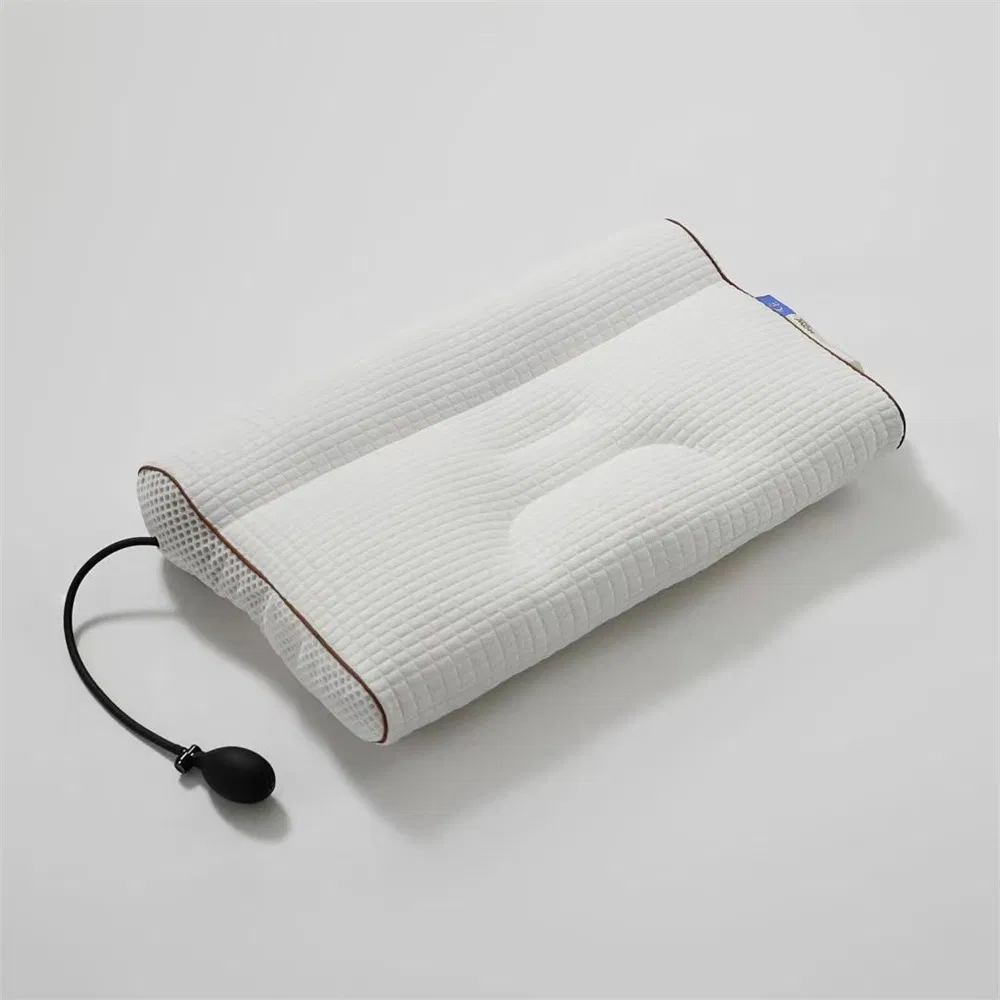Breathable Knitted Neck Inflatable Pillow for Ultimate Travel Support