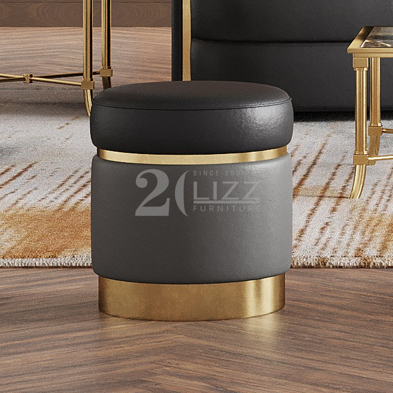 10% off Wholesale Modern Luxury Home Furniture Living Room Fabric Sofa Stool Ottoman