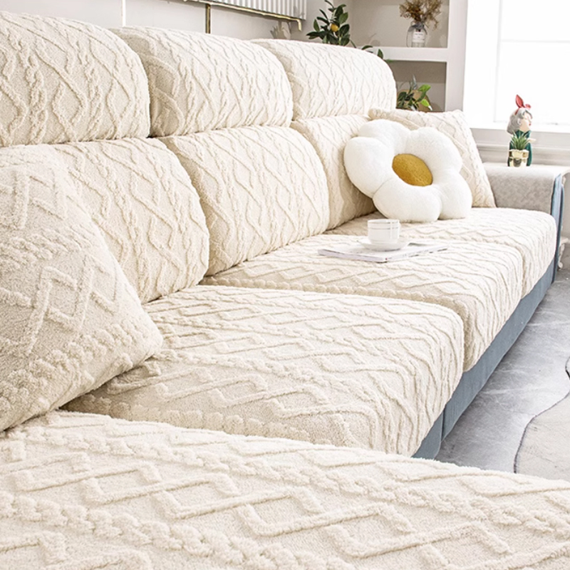 Premium Elastic Modern Style Anti-Slip Sofa Cover for All-Year Use