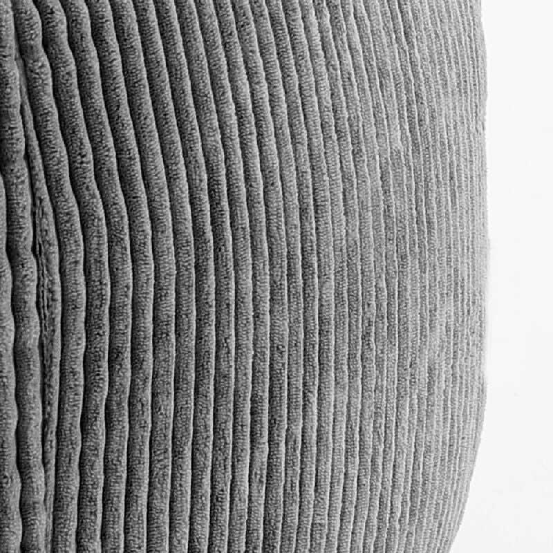 Dark Gray Bean Bag Sofa with Filling Soft Velvet Living Room Bean Bag Chair