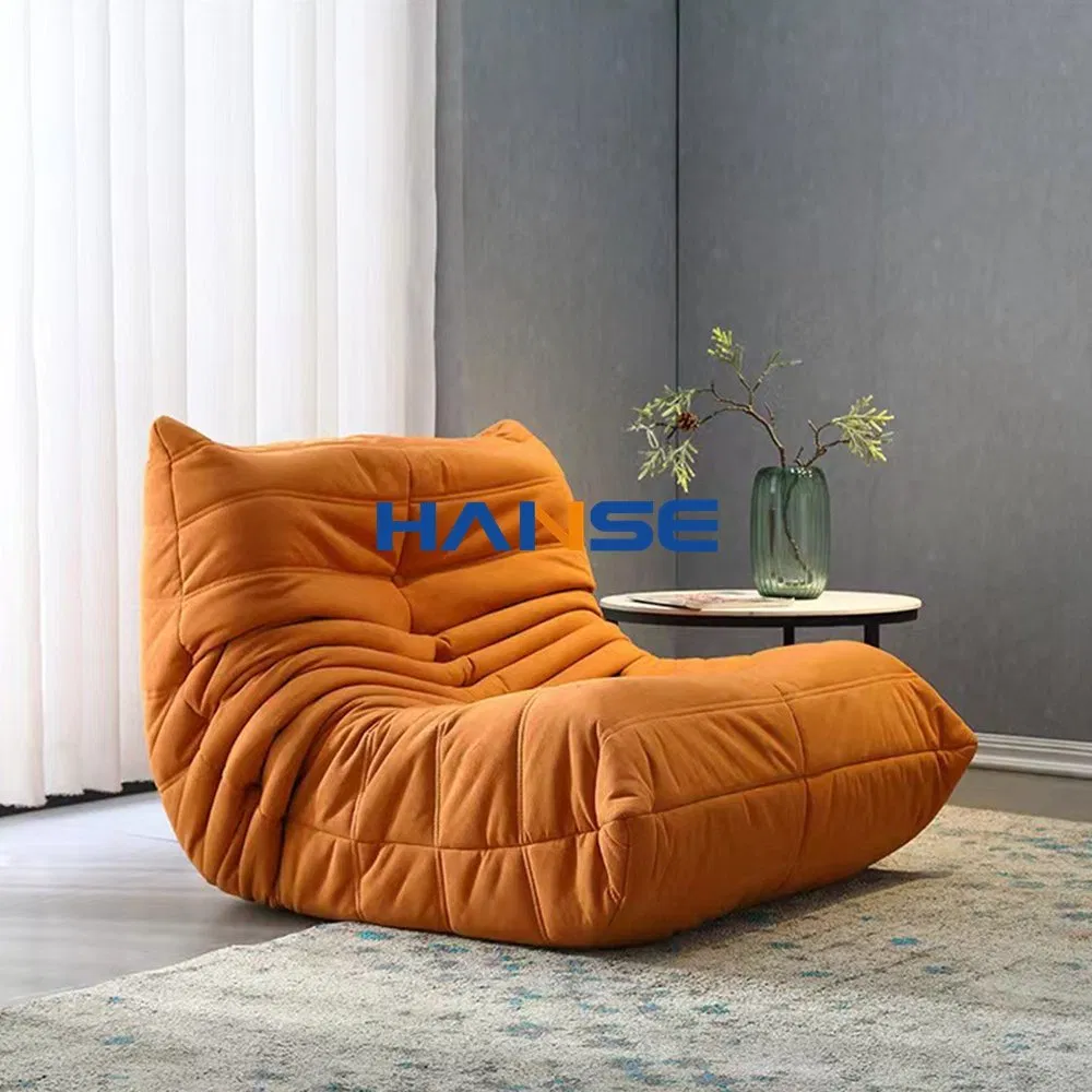 Living Room Home Furniture Modern Recliner Tatami Leather Lounge Single Lazy Fabric Bean Bag Sofa Couch Chair