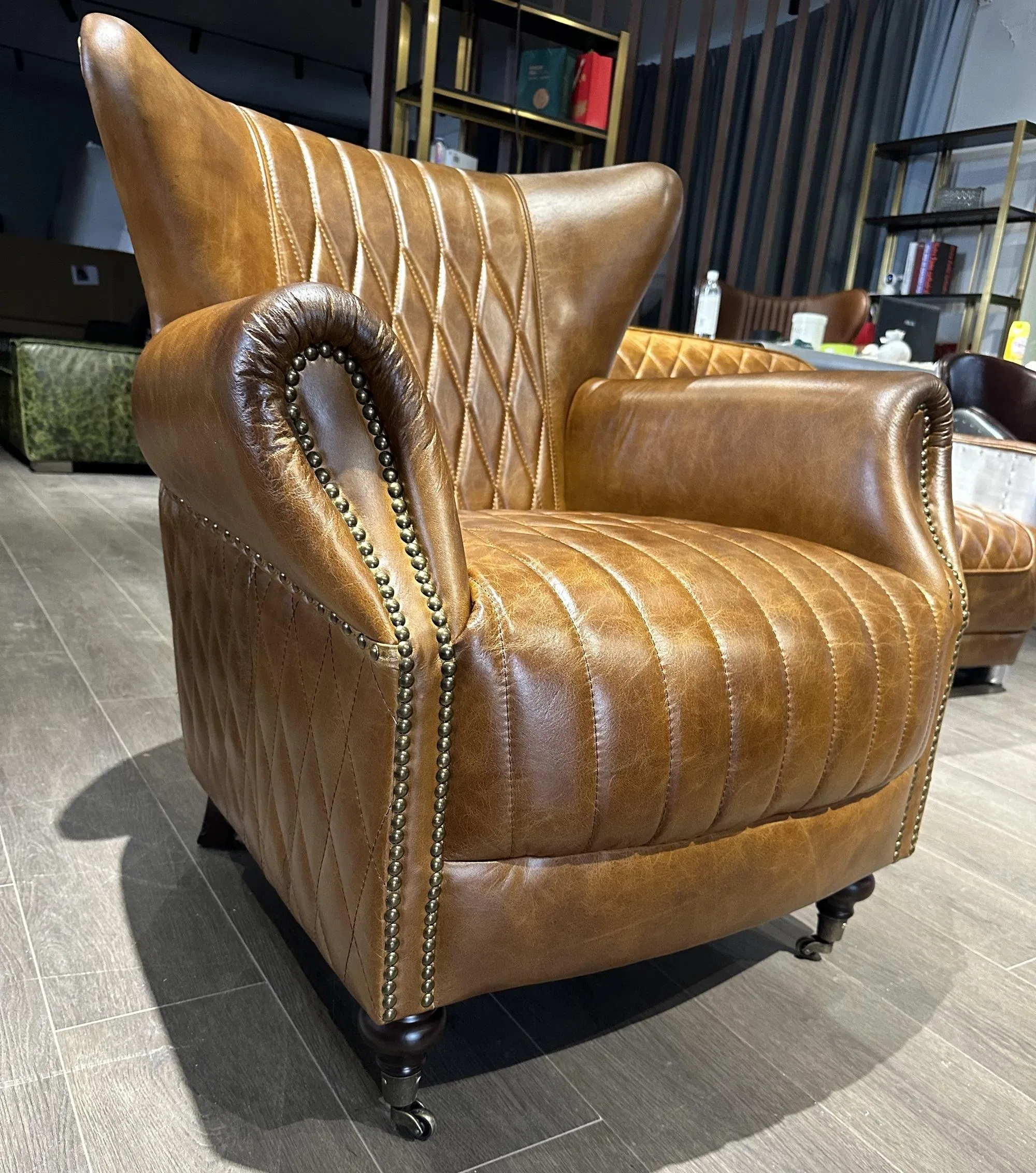 Vintage Aviator Industrial Armchair for Stylish Living Rooms