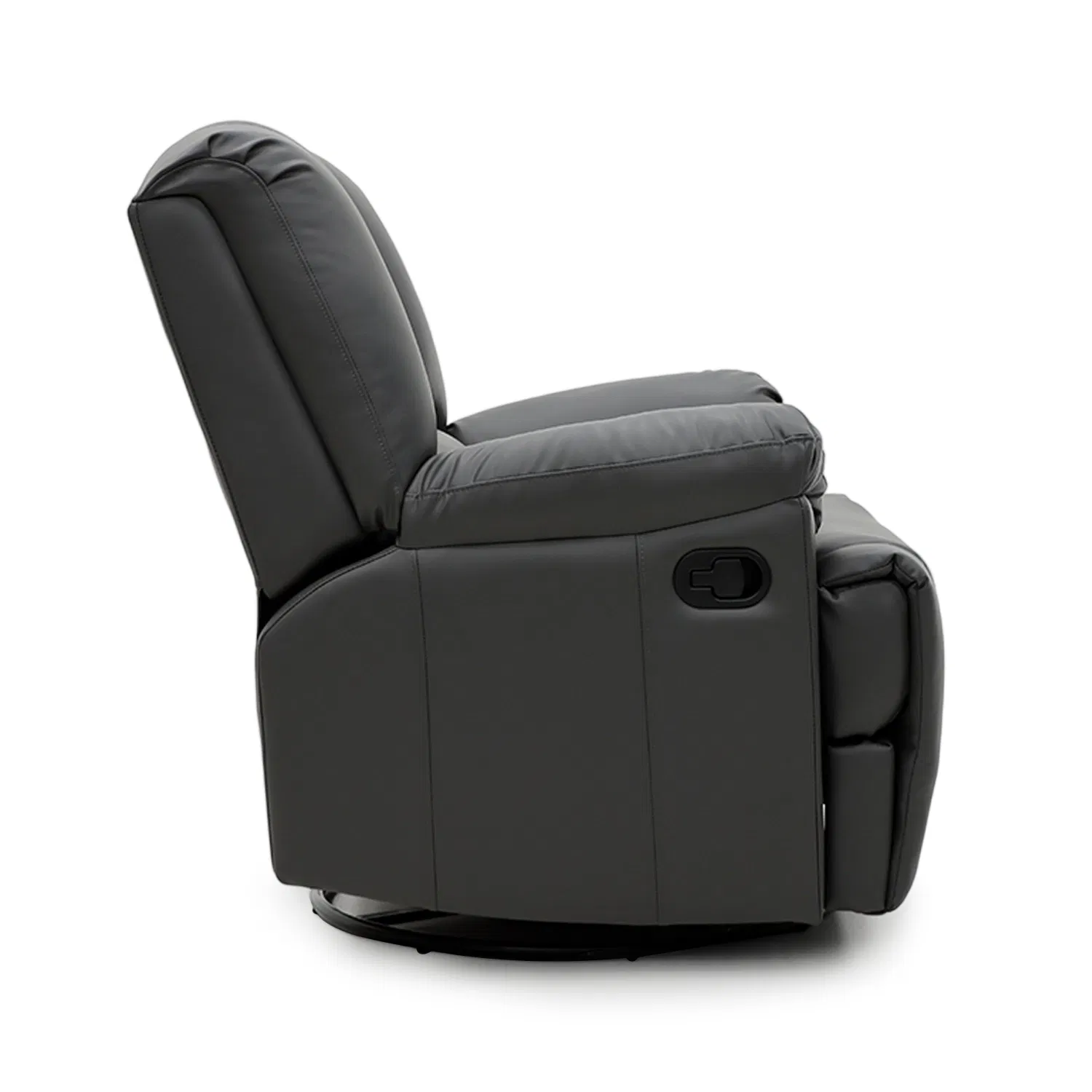 Geeksofa Furniture 9151 Modern Leather Manual Beauty Salon Recliner Chair with Rocking and Swivel for Living Room