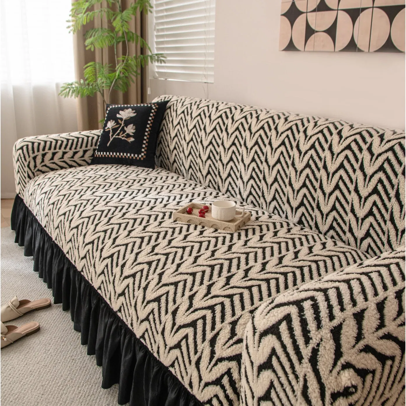 Autumn and Winter Dustproof All Inclusive Elastic Stretch Skit Edge Sofa Cover