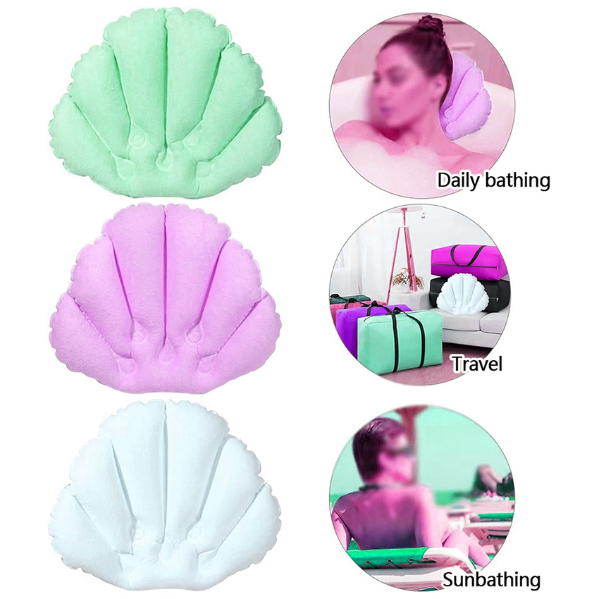Portable Inflatable Camping Pillow for Neck and Lumbar Support